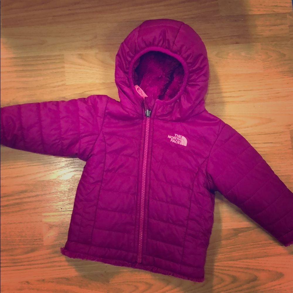 Great condition baby girl north face coat